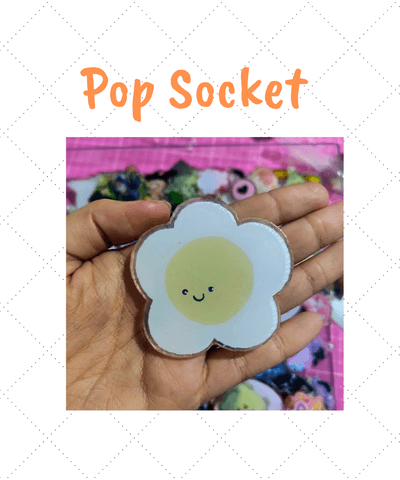Pop Socket acrílico 6cm impressão UV