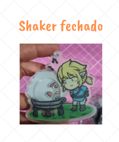 Chaveiro Shaker 7cm impressão UV