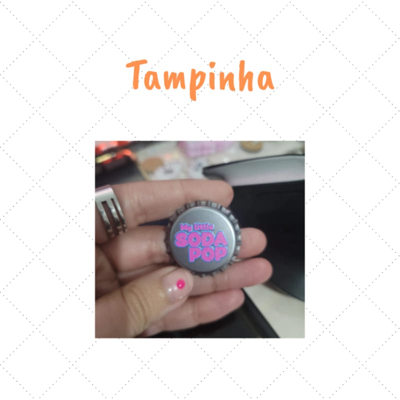 Tampa de garrafa de metal