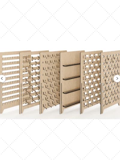 Display painel com acessórios