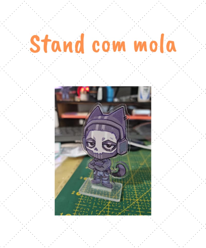 Stand com mola